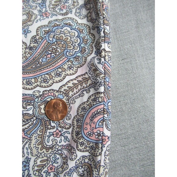 Talbots Paisley Ankle Pants - Multicolor - Picture 4 of 14
